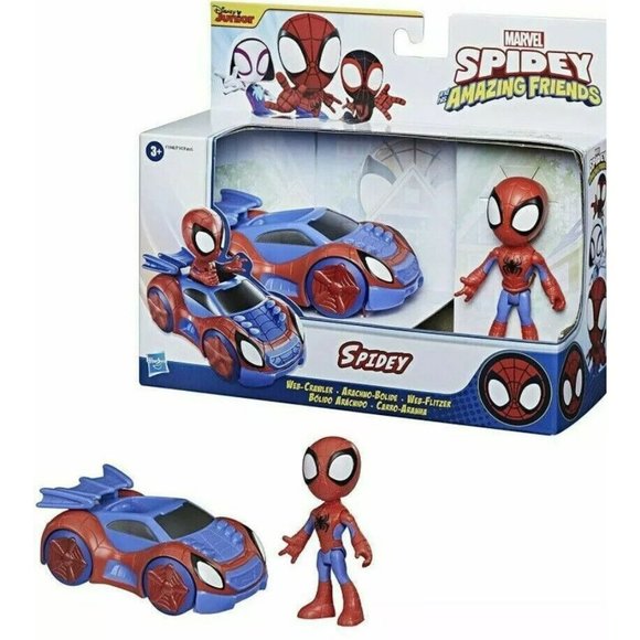 Marvel Other - Marvel Spidey And His Amazing Friends Spidey Web Crawler Figure & Vehicle